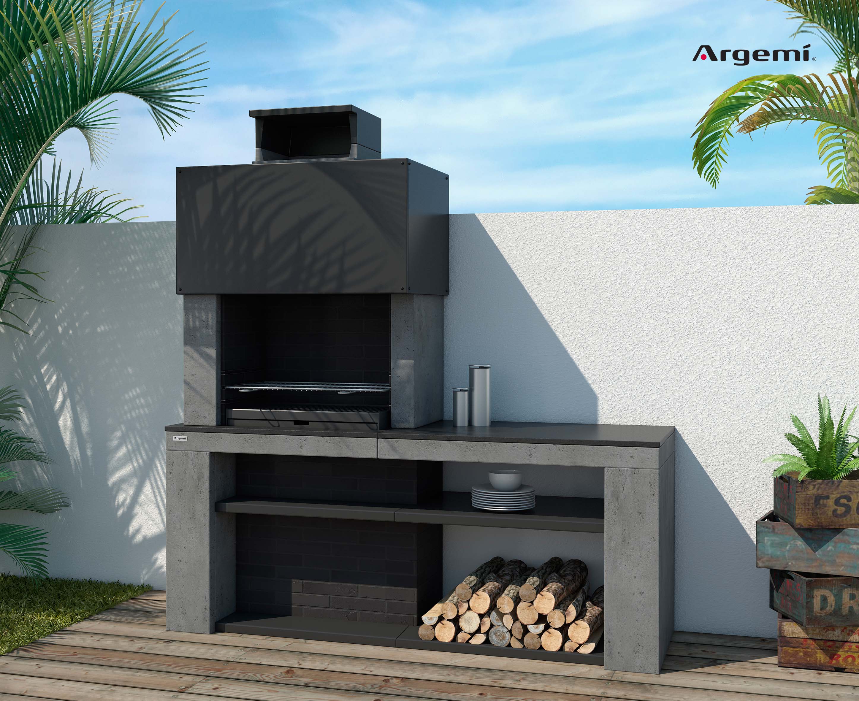 Barbacoa Obra London V2 Estilo Moderno Argemi PrefabricatsArgemi