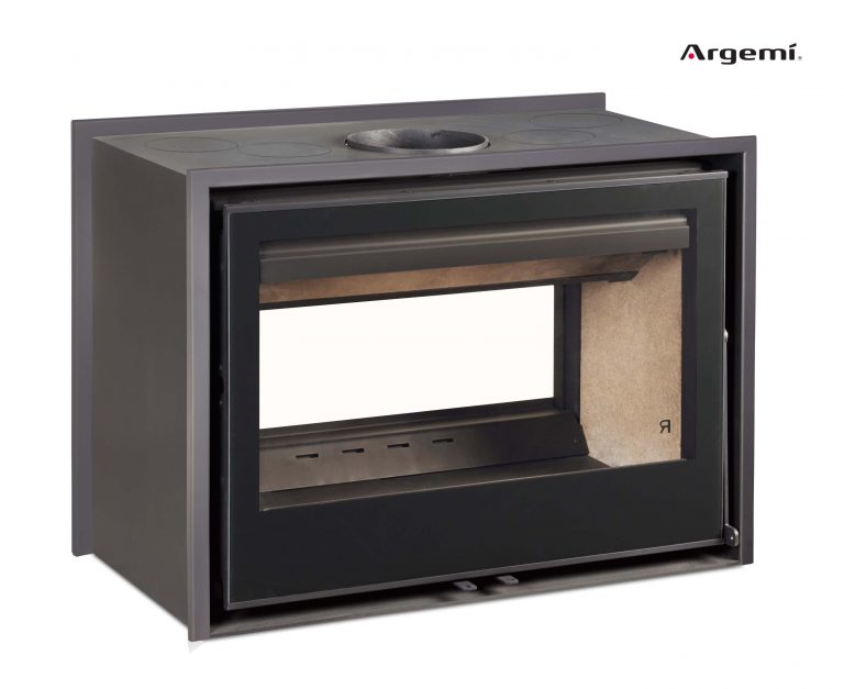 Insert leña Arc 80 doble cara - Argemi PrefabricatsArgemi Prefabricats