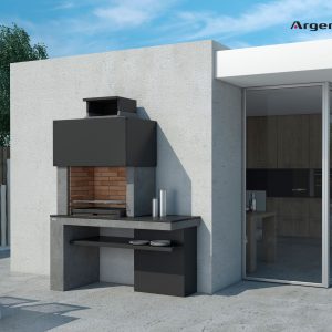 AMAN Argemi barbacoa horno, paellera, sistema argentino - Argemi  Prefabricats