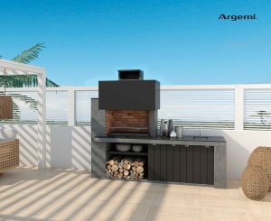 OLOT Prefabricate barbecue wood-use