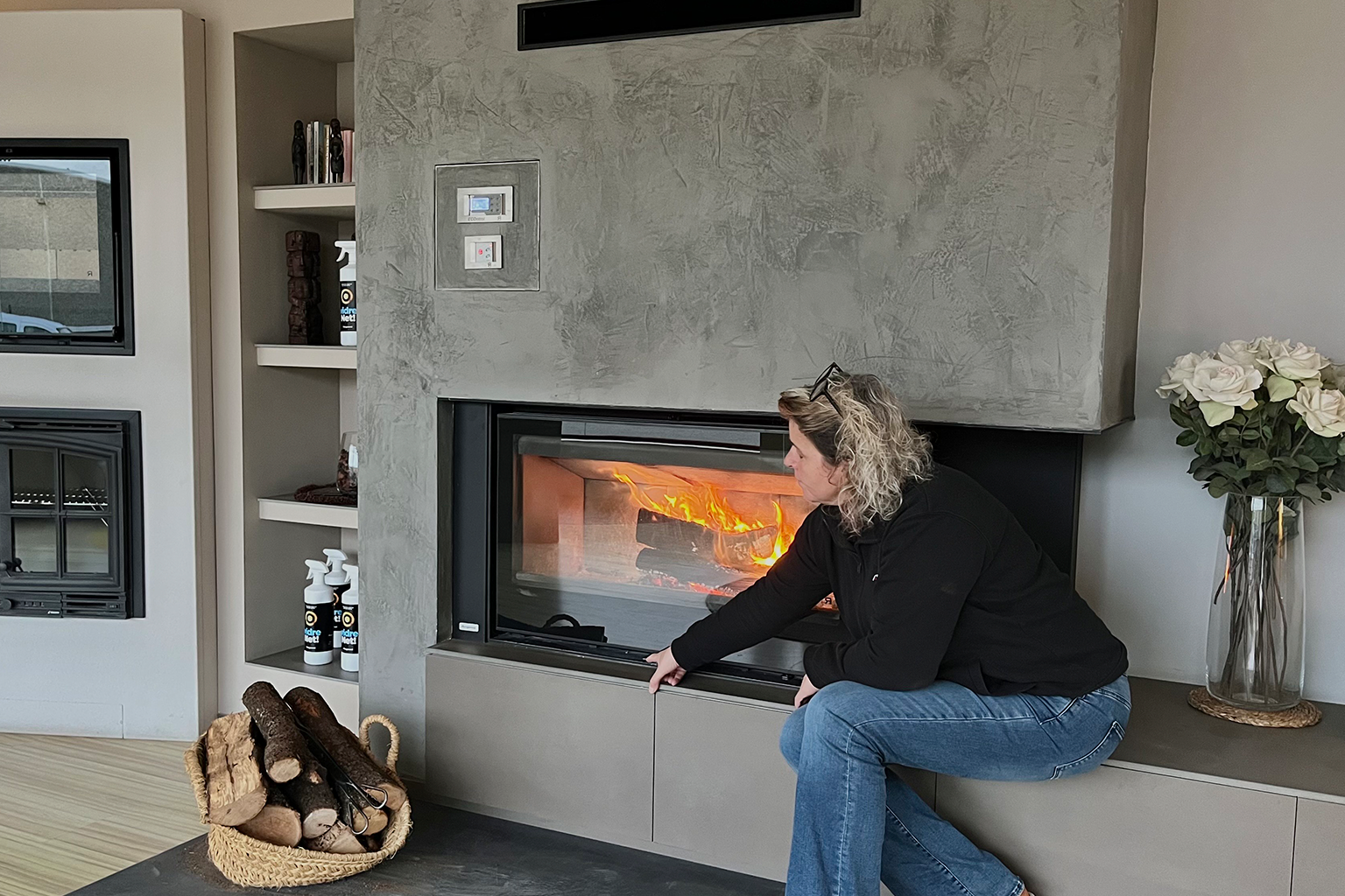 Cómo encender una chimenea por primera vez